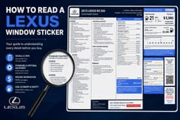 How to Read a Lexus Window Sticker