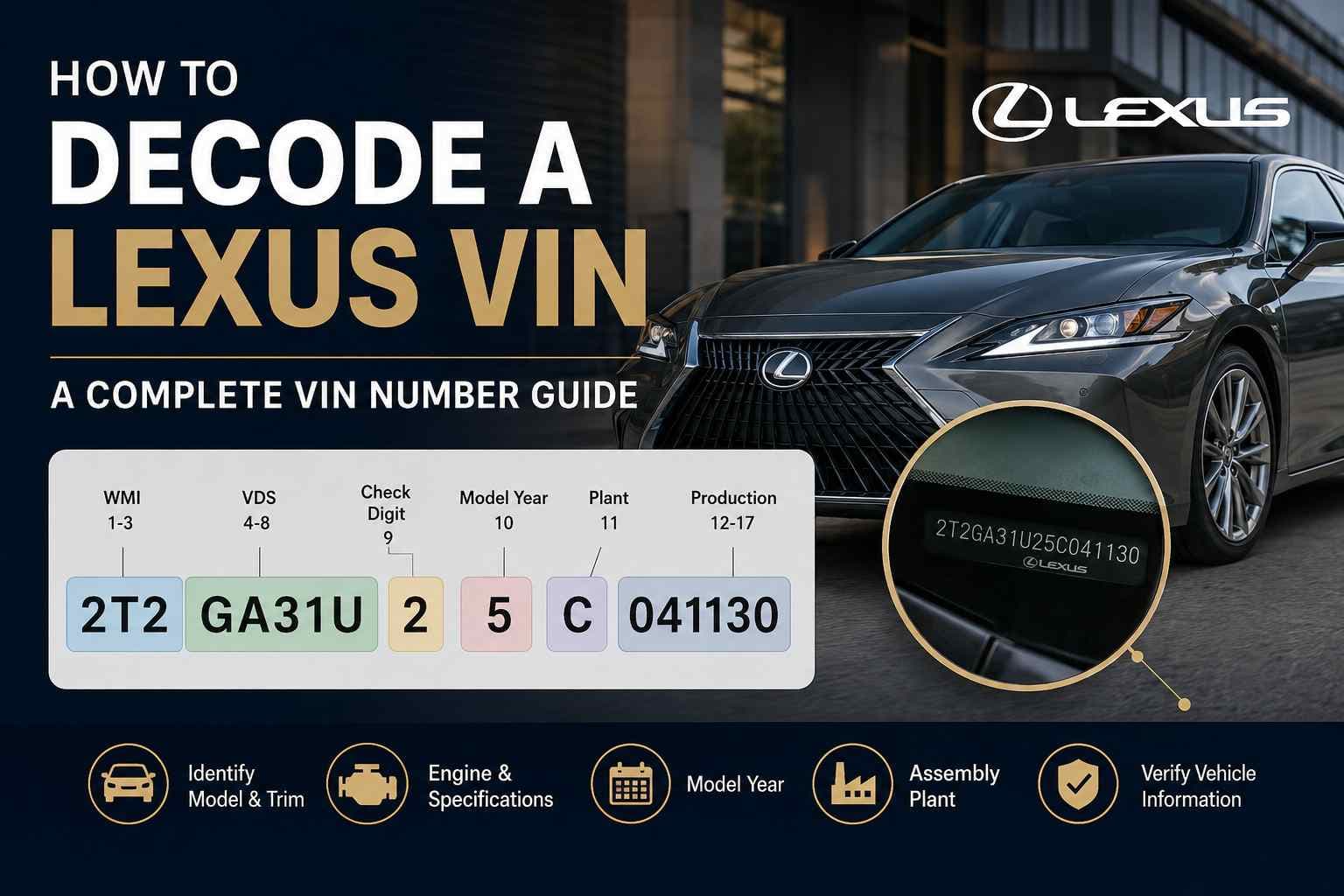 How to Decode a Lexus VIN